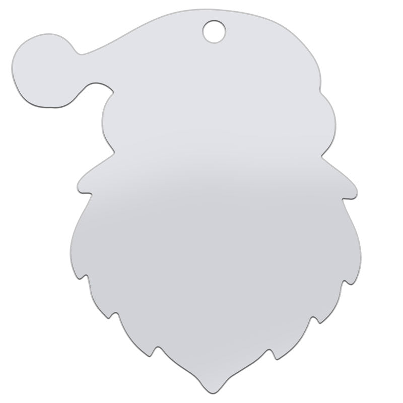 dye sublimation acrylic, sublimation decorations, acrylic decorations, sublimation santa acrylic decorations, sublimation blanks