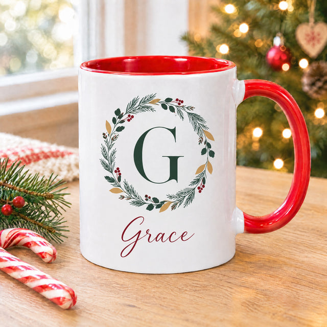 11oz Red Inner & Handle Sublimation Mug