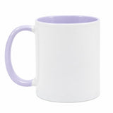 11oz Lilac Inner & Handle Sublimation Mug