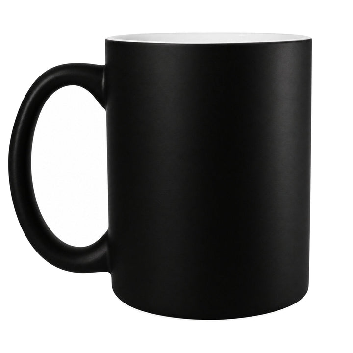 15oz matte black colour changing mugs, blank