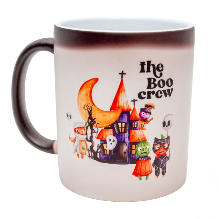 15oz matte black colour changing mugs
