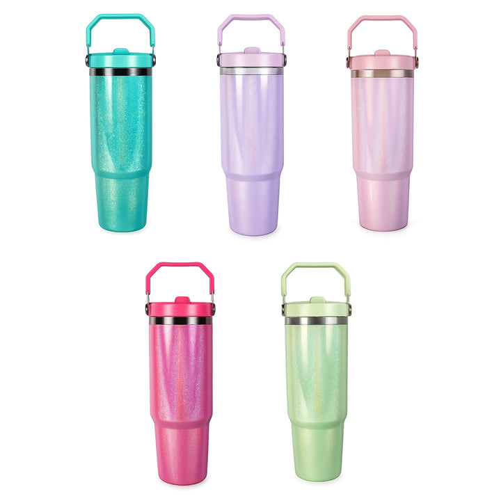 30oz Sublimation Glitter Tumbler