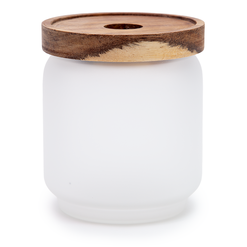 450ml storage jar, glass storage jar, sublimation storage jar with bamboo lid, 450ml sublimation glass storage, sublimation blanks