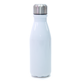 500ml White Aluminium Bowling Bottle