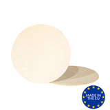 Natural Matt Round Cardboard Coasters  (Pack of 10)