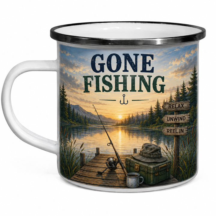 12oz White Sublimation Enamel Mug