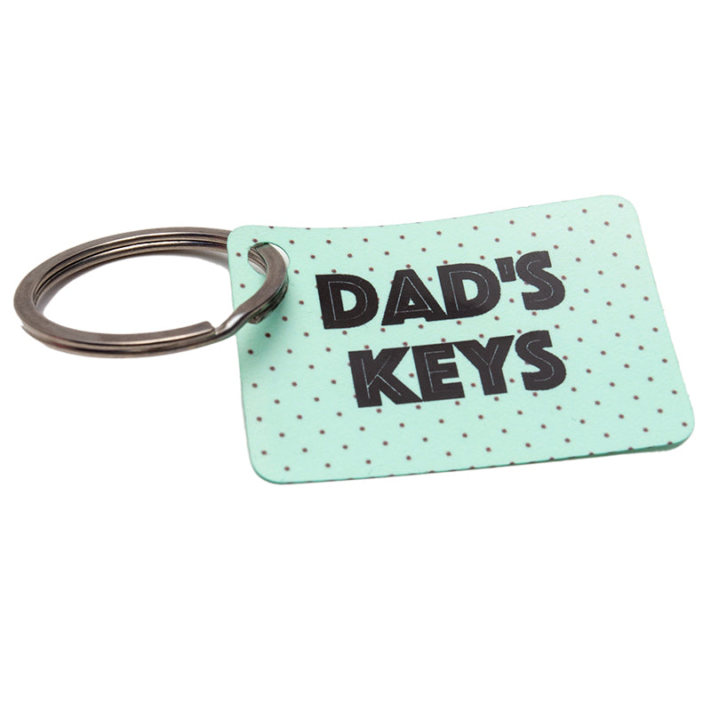 Sublimation plastic key ring rectangle