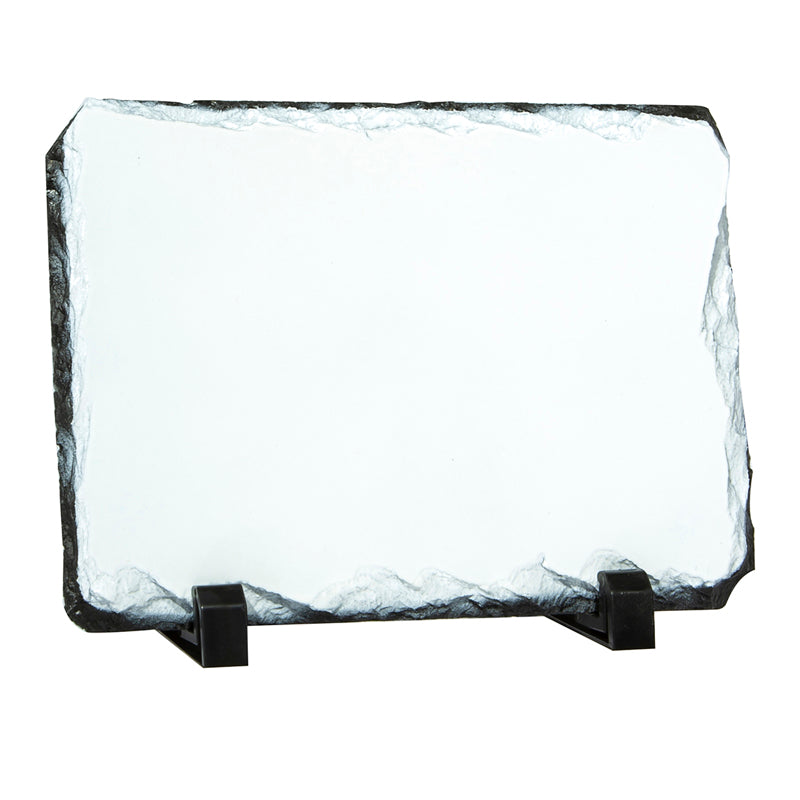 matt photo slate rectangle 14cm x 19cm, dye sublimation photo slate 14cm x 19cm, sublimation rock slate 14cm x 19cm