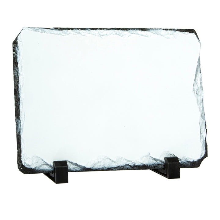 matt photo slate rectangle 14cm x 19cm, dye sublimation photo slate 14cm x 19cm, sublimation rock slate 14cm x 19cm