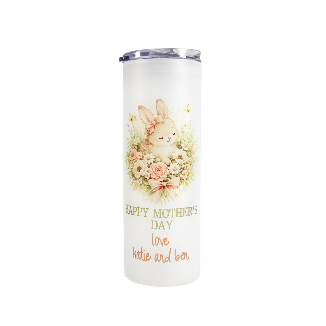 750ml Skinny Frosted Glass Tumbler
