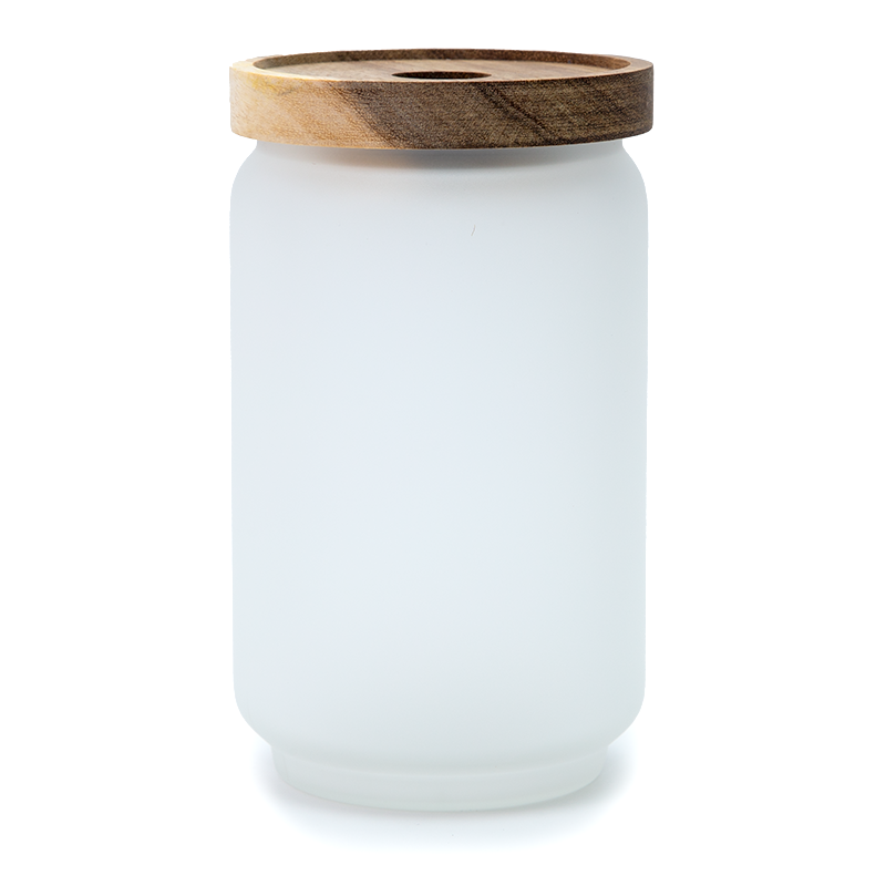 dye sublimation, 750ml glass storage jar with bamboo lid, sublimation storage, glass storage jar, dye sublimation