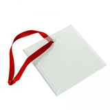 Square Glass Sublimation Christmas Decoration