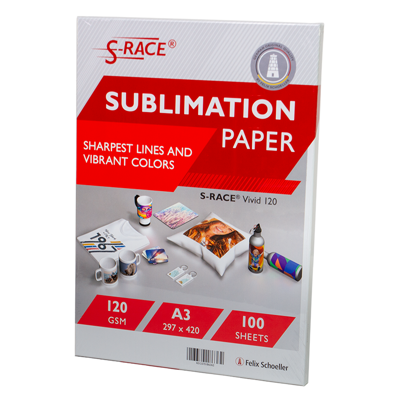 A3 sublimation paper, s-race sublimation paper, sublimation transfer paper