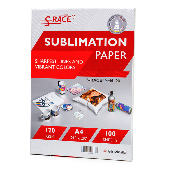 A4 sublimation paper, s-race sublimation paper, sublimation transfer paper