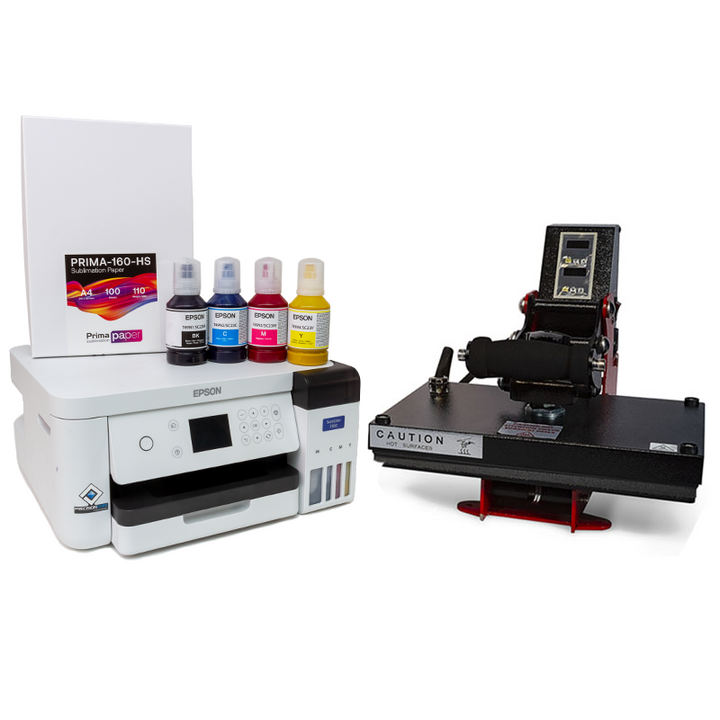 A4 Sublimation Starter Bundle, A4 sublimation starter Kit, A4 heat press, sublimation a4 bundle