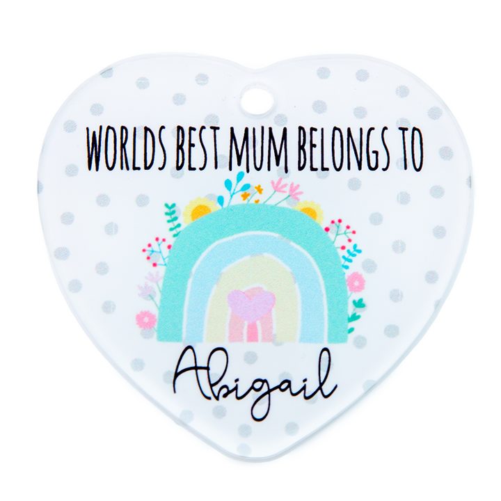Sublimation Acrylic Decoration- Heart Shape