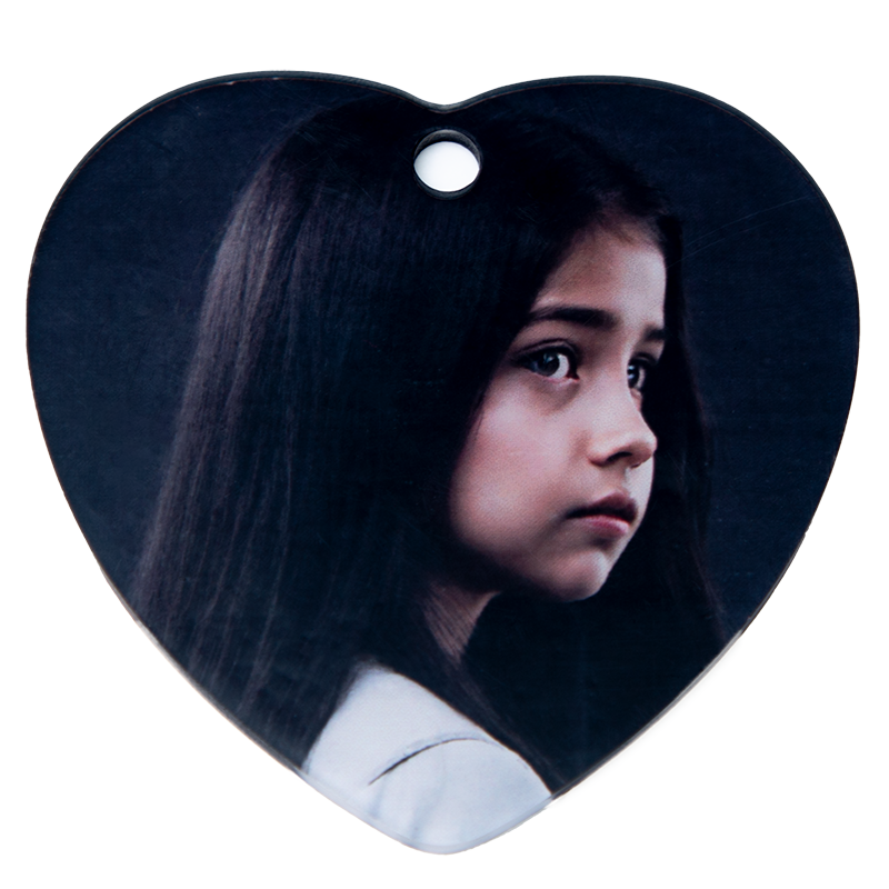 Sublimation Acrylic Decoration- Heart Shape