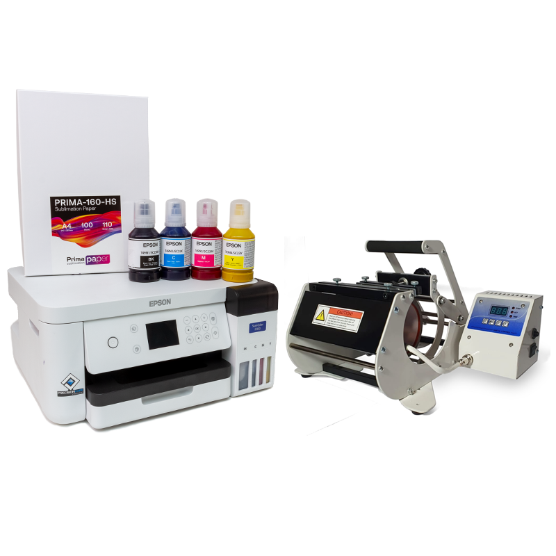 arc mug press starter kit, dye sublimation bundle, starter bundle, arc mug press, sublimation blank mugs