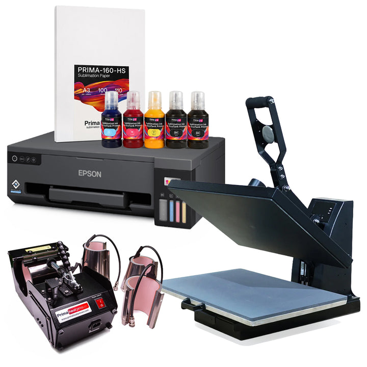 Auto/Manual Clam Heat Press 38 x 38cm Starter Kit