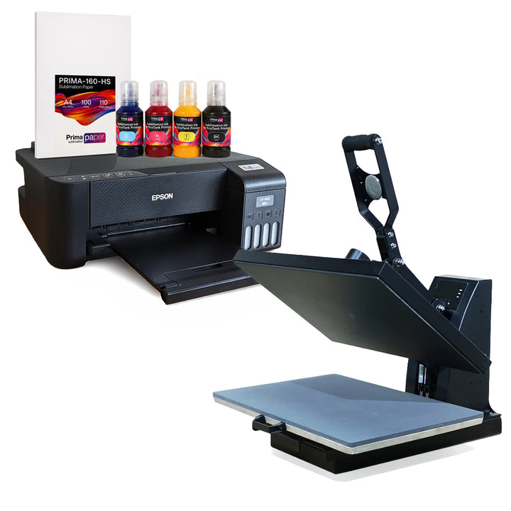 Auto/Manual Clam Heat Press 38 x 38cm Starter Kit