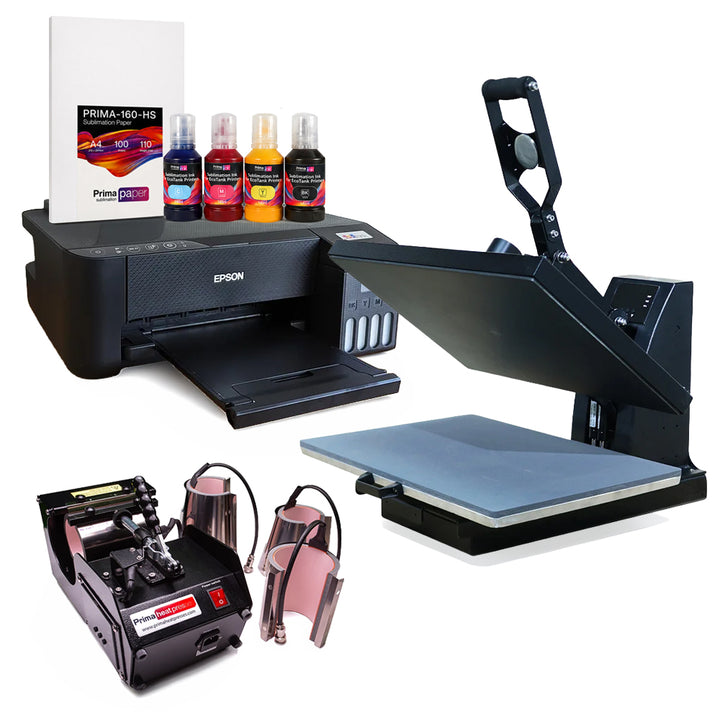 Auto/Manual Clam Heat Press 38 x 38cm Starter Kit