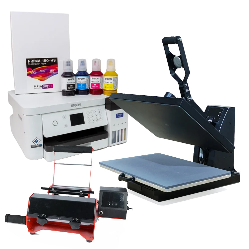 Auto/Manual Clam Heat Press 38 x 38cm Starter Kit