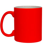 11oz Fluorescent Orange Matt Mug