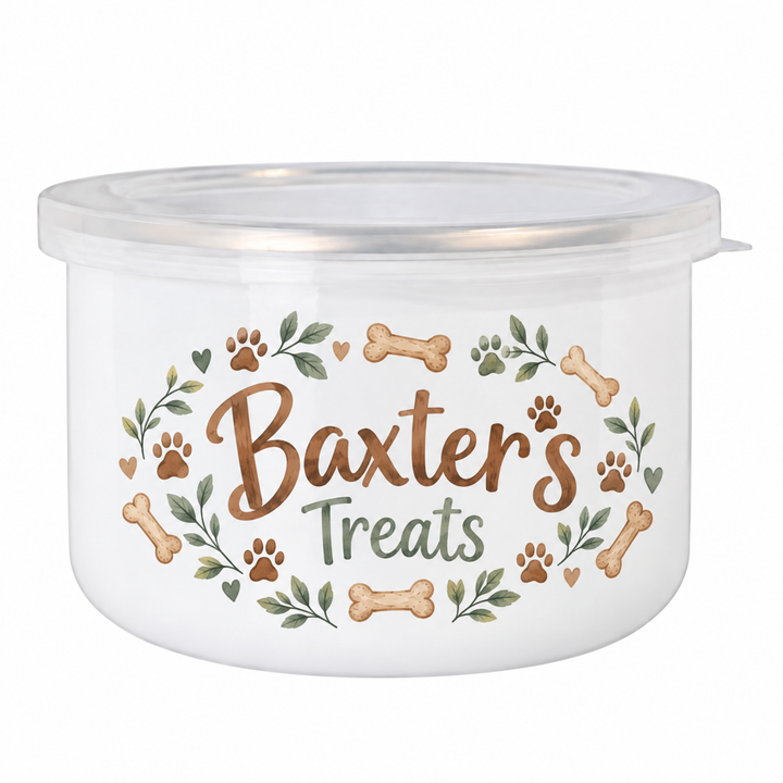 30oz Enamel Pet / Food Bowl