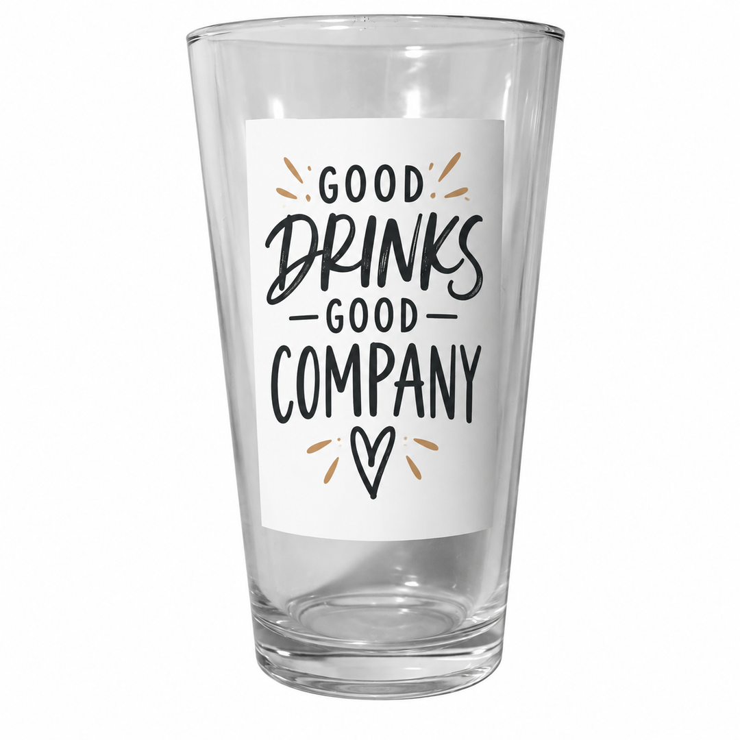 Beer Glass with Patch x2