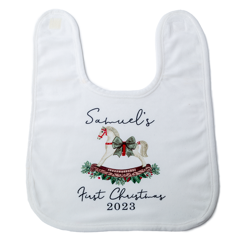 Baby Bib - White