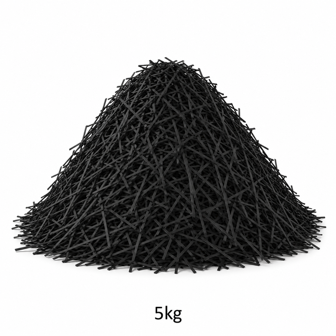 Black Shredded Paper
