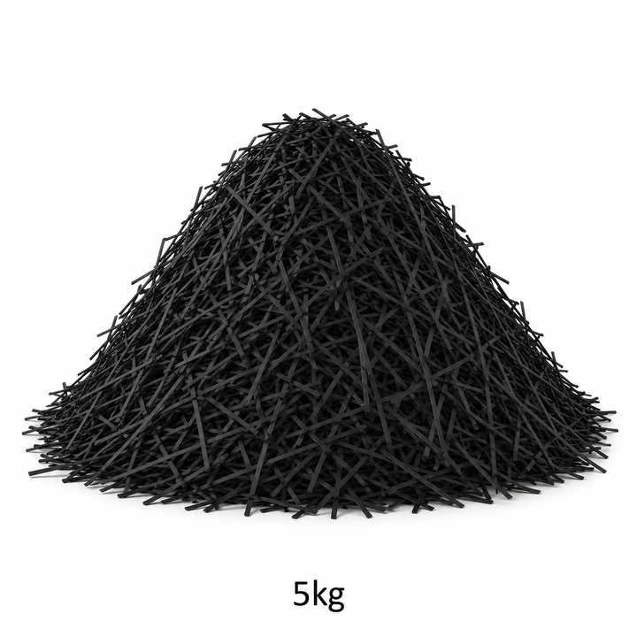 Black Shredded Paper