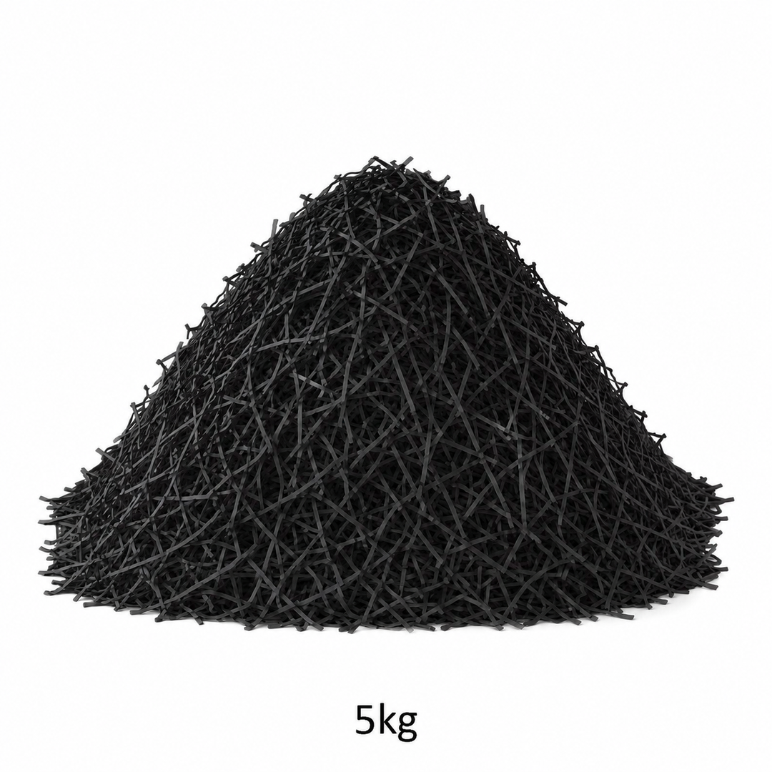 Black ZigZag Shredded Paper