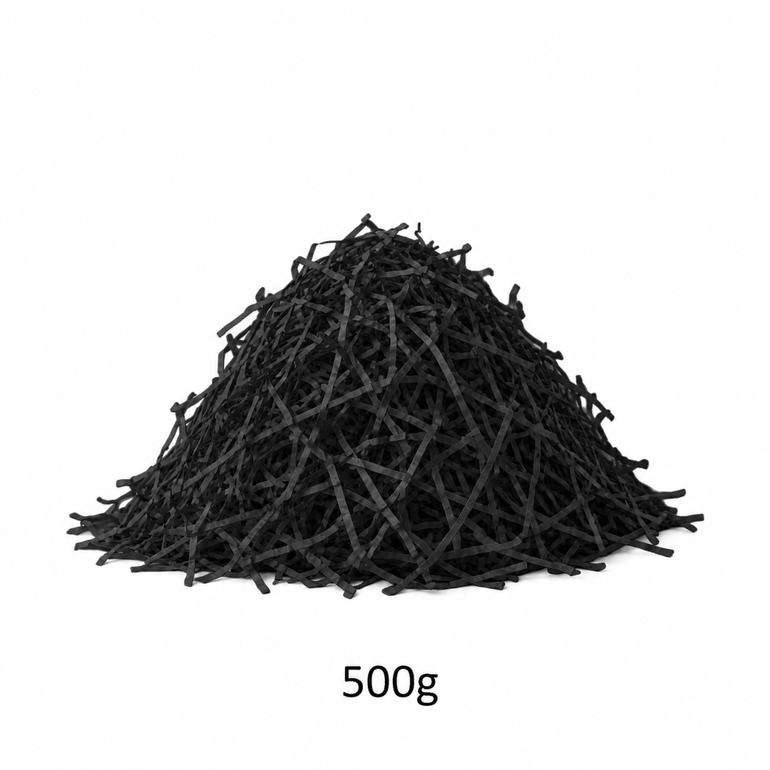 Black ZigZag Shredded Paper