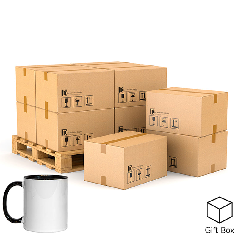 11oz Black Inner & Handle Sublimation Mug