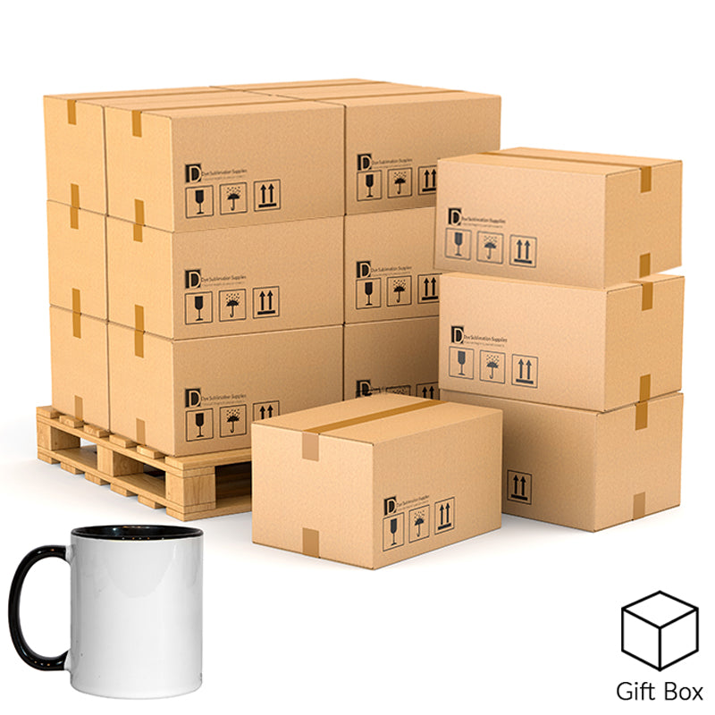 11oz Black Inner & Handle Sublimation Mug