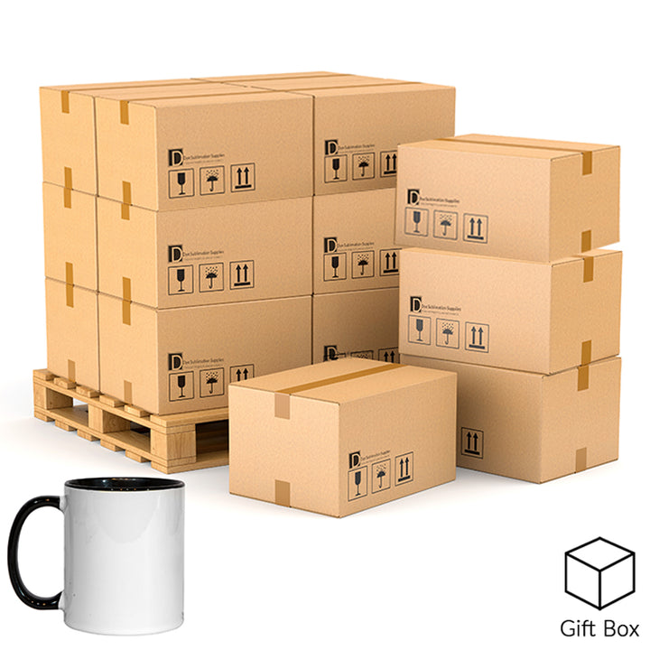 11oz Black Inner & Handle Sublimation Mug