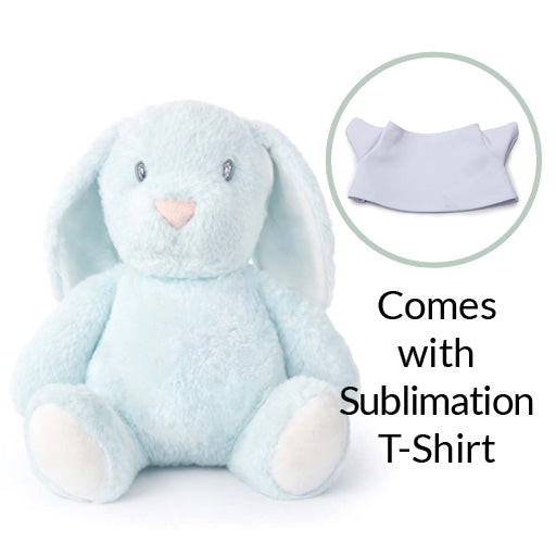 Sublimation Blue Rabbit Plush Toy