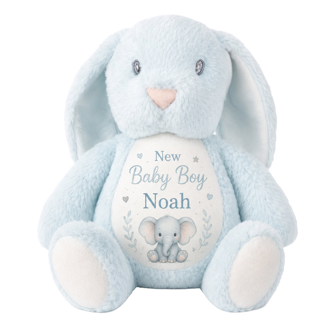 Sublimation Blue Rabbit Plush Toy