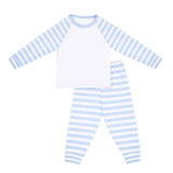 Blue Striped Children's Sublimation Pyjamas