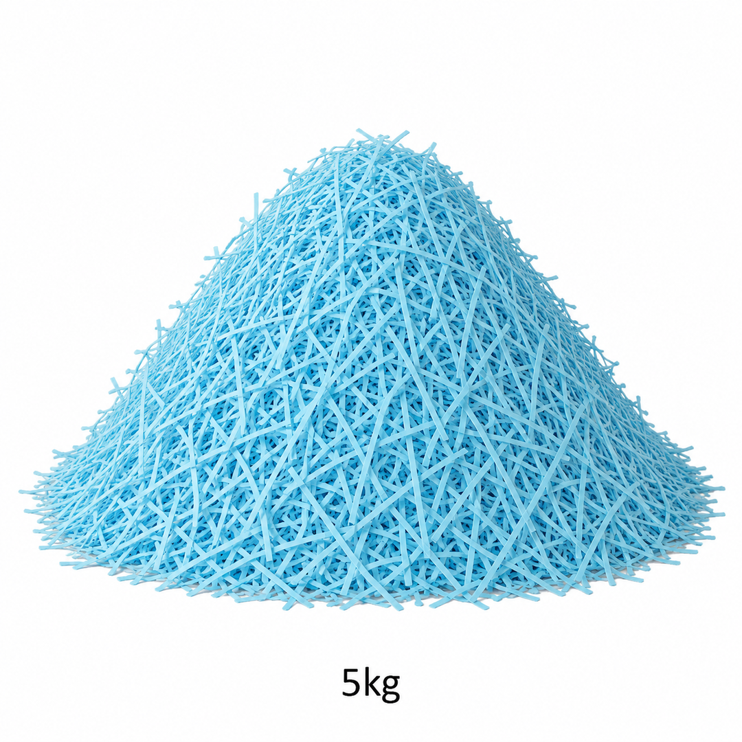 Blue Shredded Paper