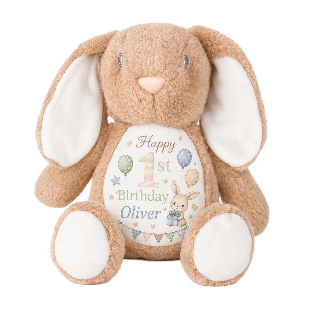 Sublimation Brown Rabbit Plush Toy