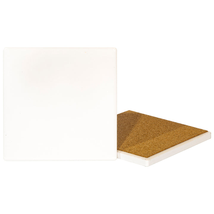 blank sublimation coasters, ceramic coaster, dye sublimation supplies, coasters.