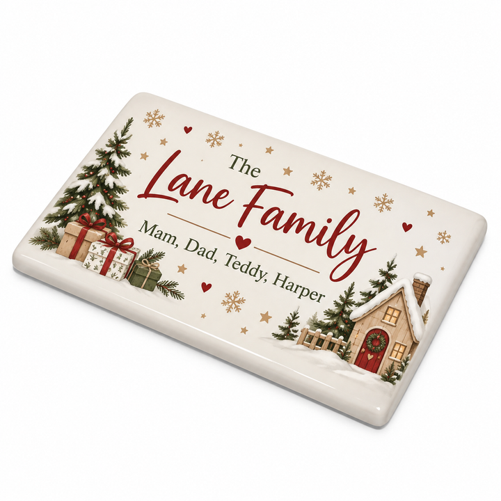 Rectangle Ceramic Fridge Magnet