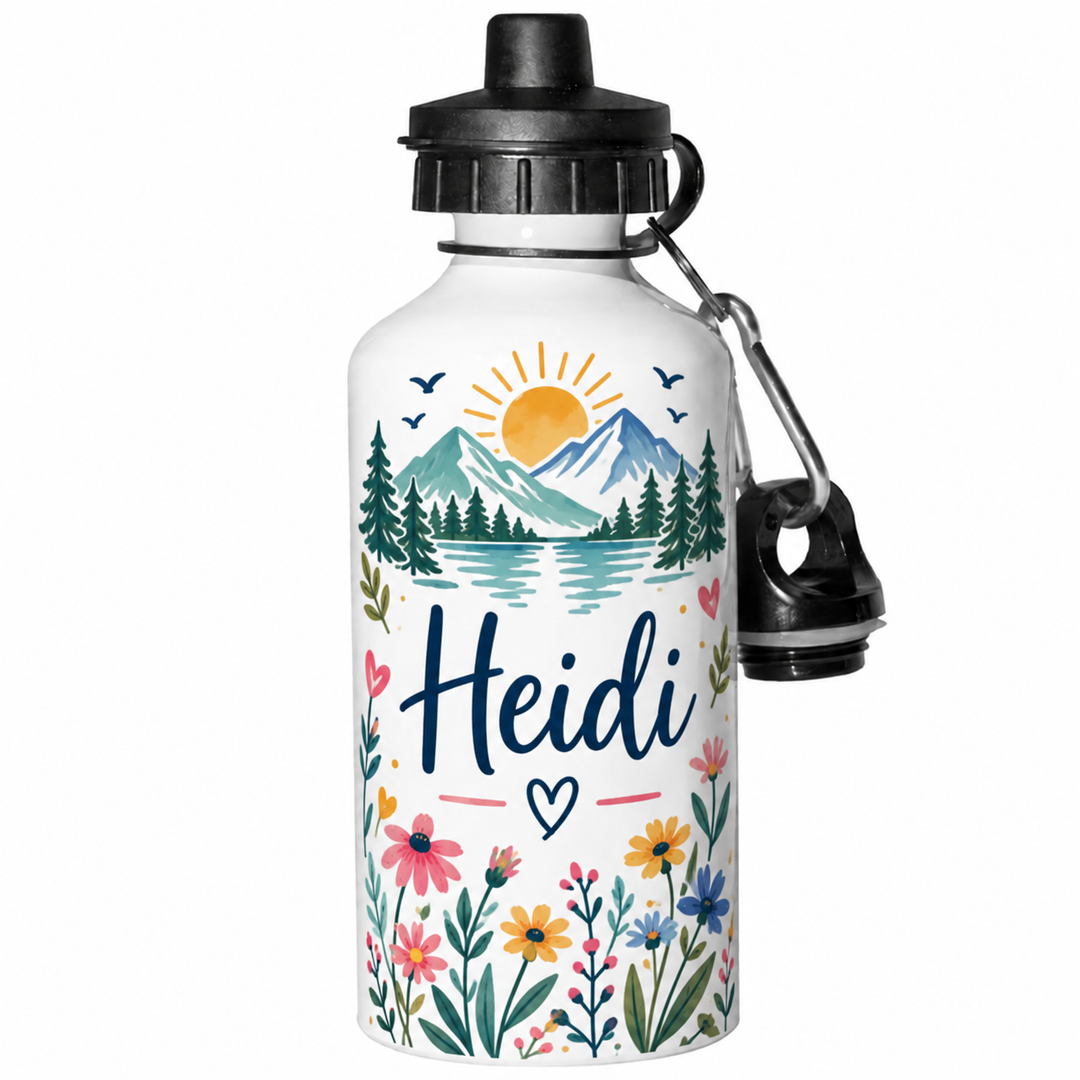 500ml White Sports Bottle
