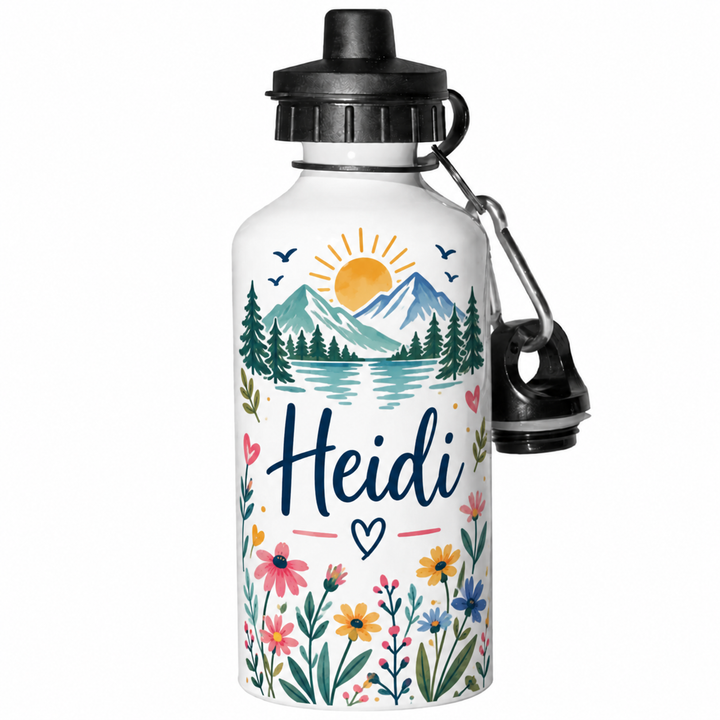 500ml White Sports Bottle