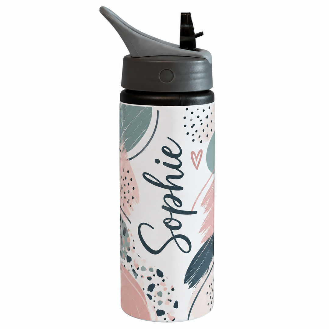 22oz White Aluminium Bottle 650ml