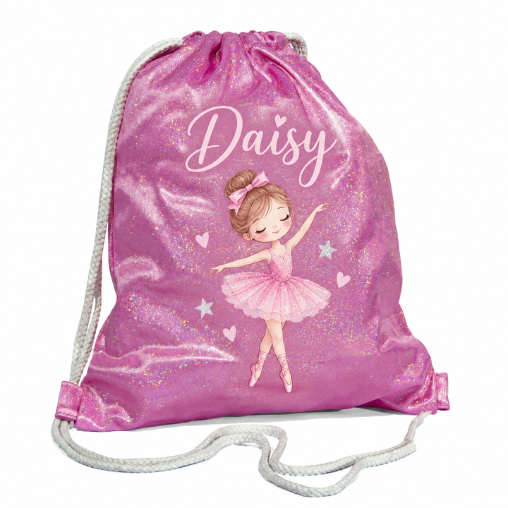 Pink Sparkling Gym Bag