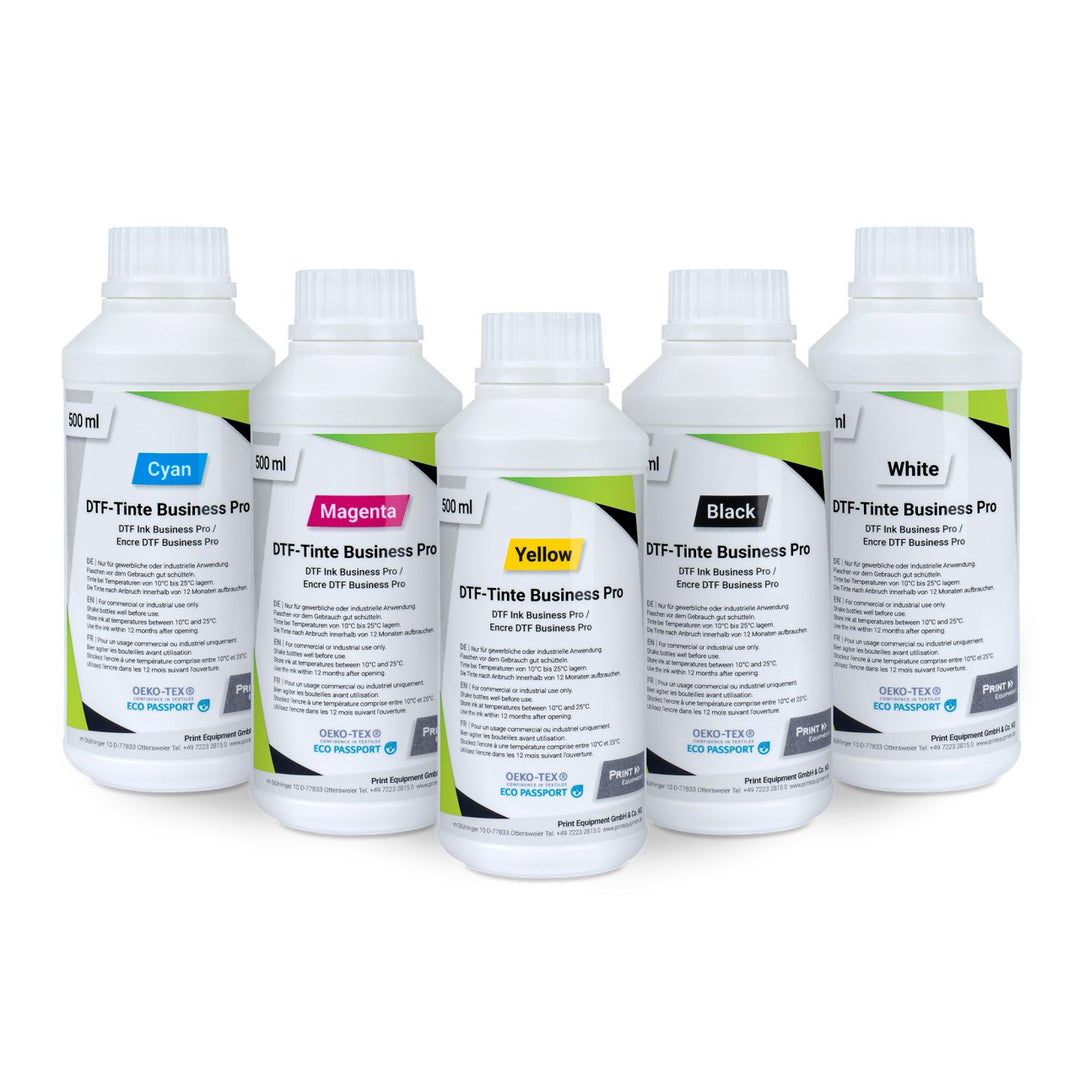 dye sublimation supplies, dye sublimation, DTF, direct to fabric, DTF business pro ink, ink