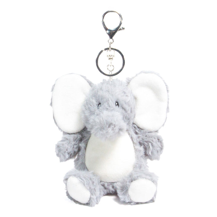 sublimation elephant plush keyring, elephant plush keyring, sublimation blanks, dye sublimation supplies, plush toys